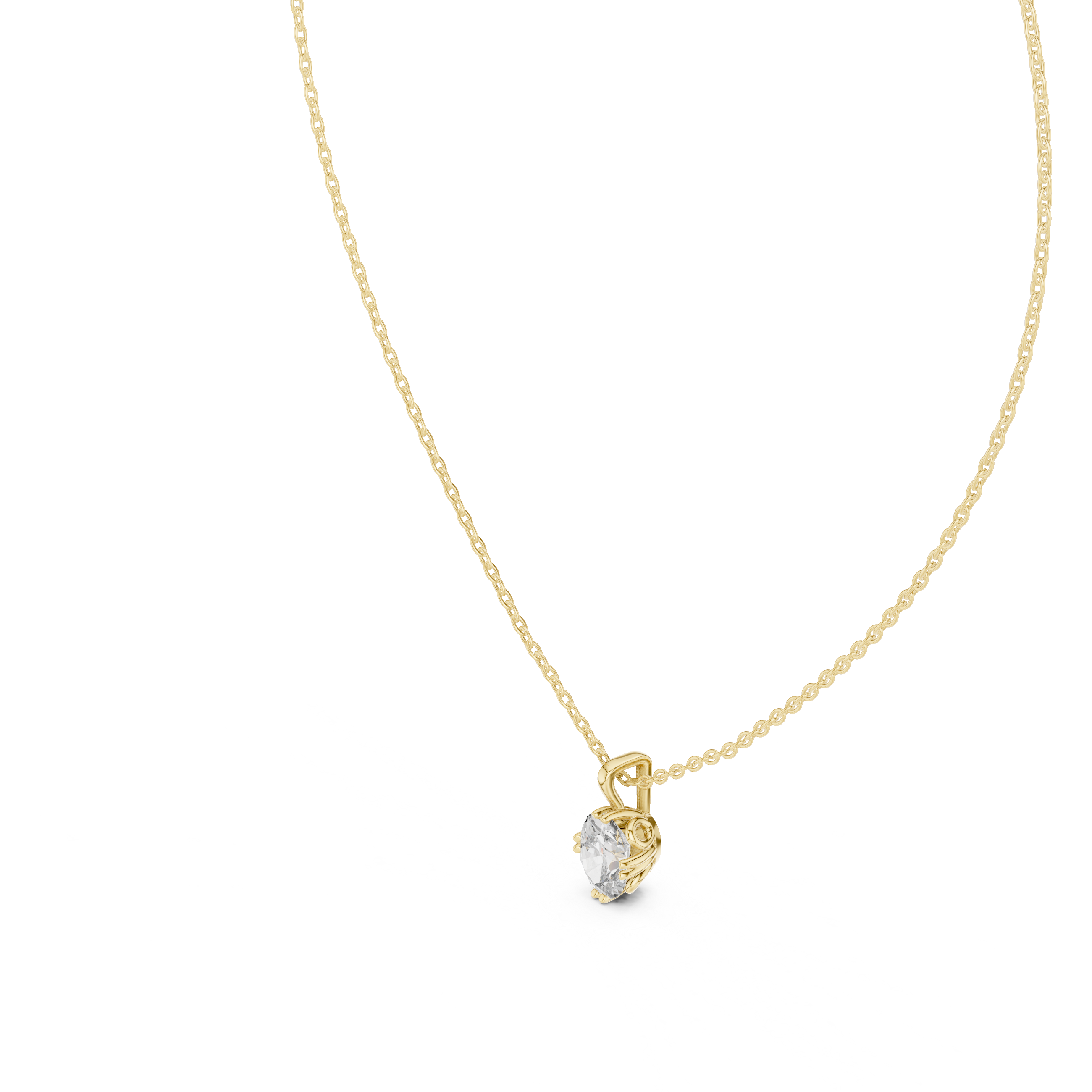 Elara Oval Necklace