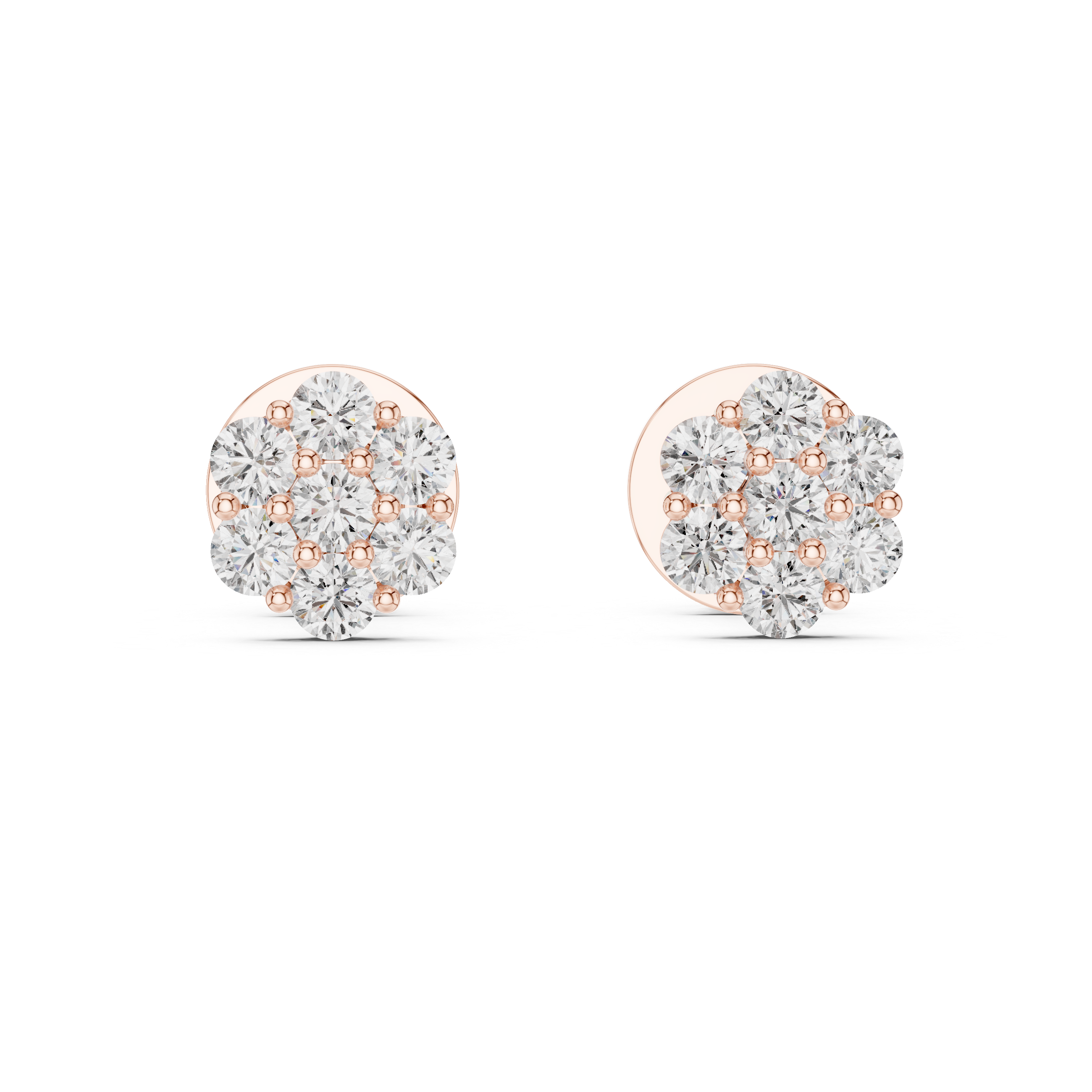 Floral Cluster Studs