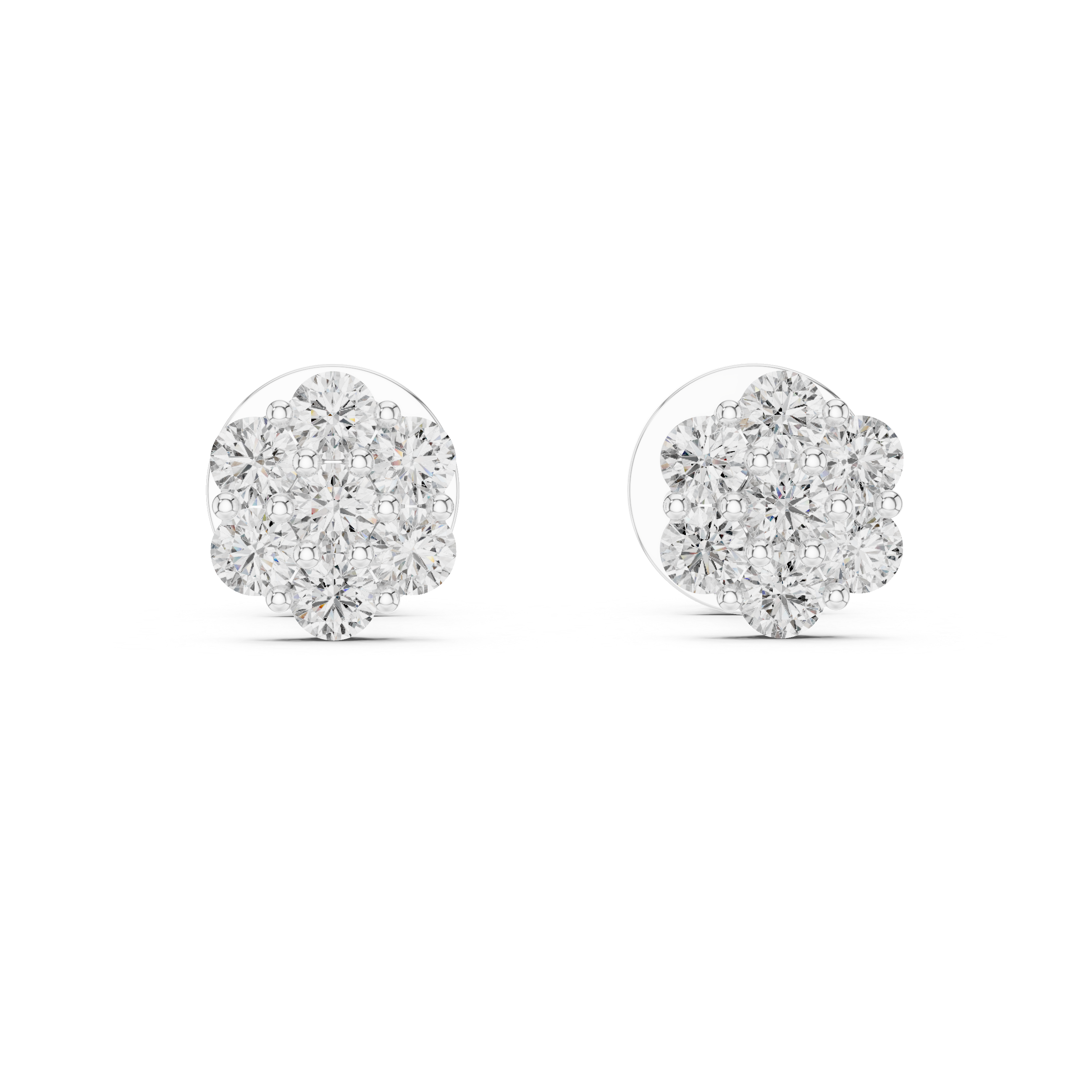 Floral Cluster Studs
