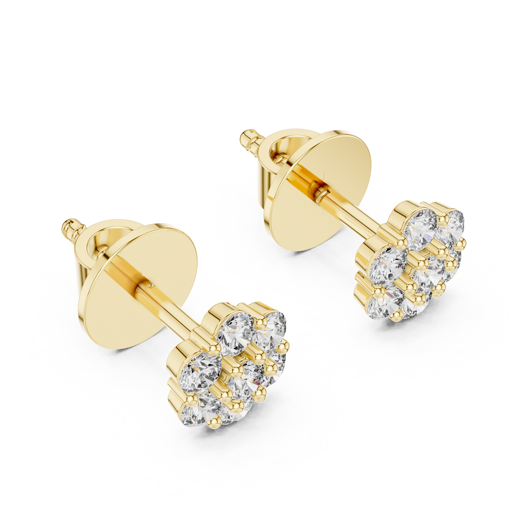 Floral Cluster Studs