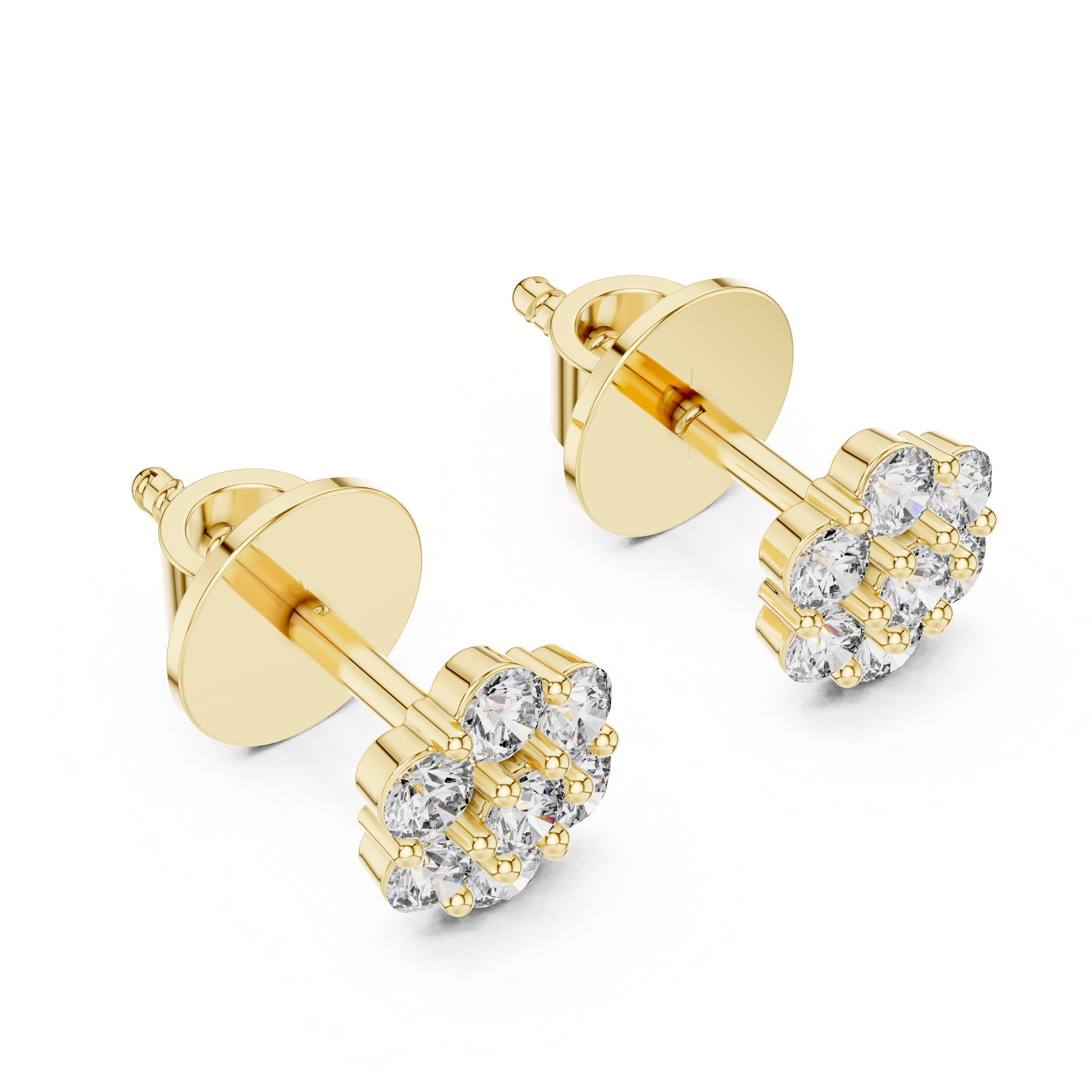 Floral Cluster Studs