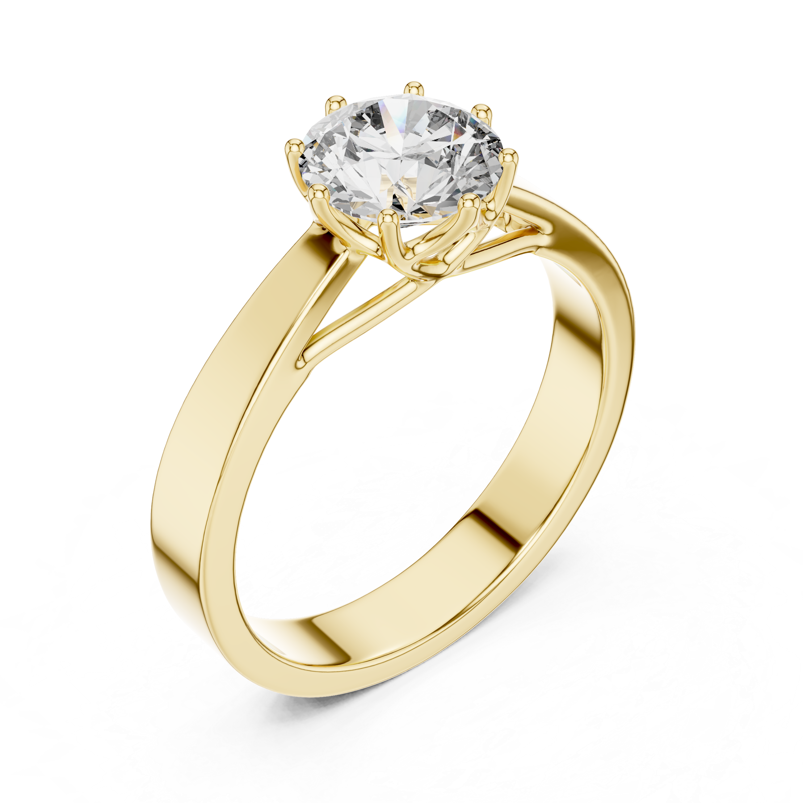 Aurora Solitaire Ring
