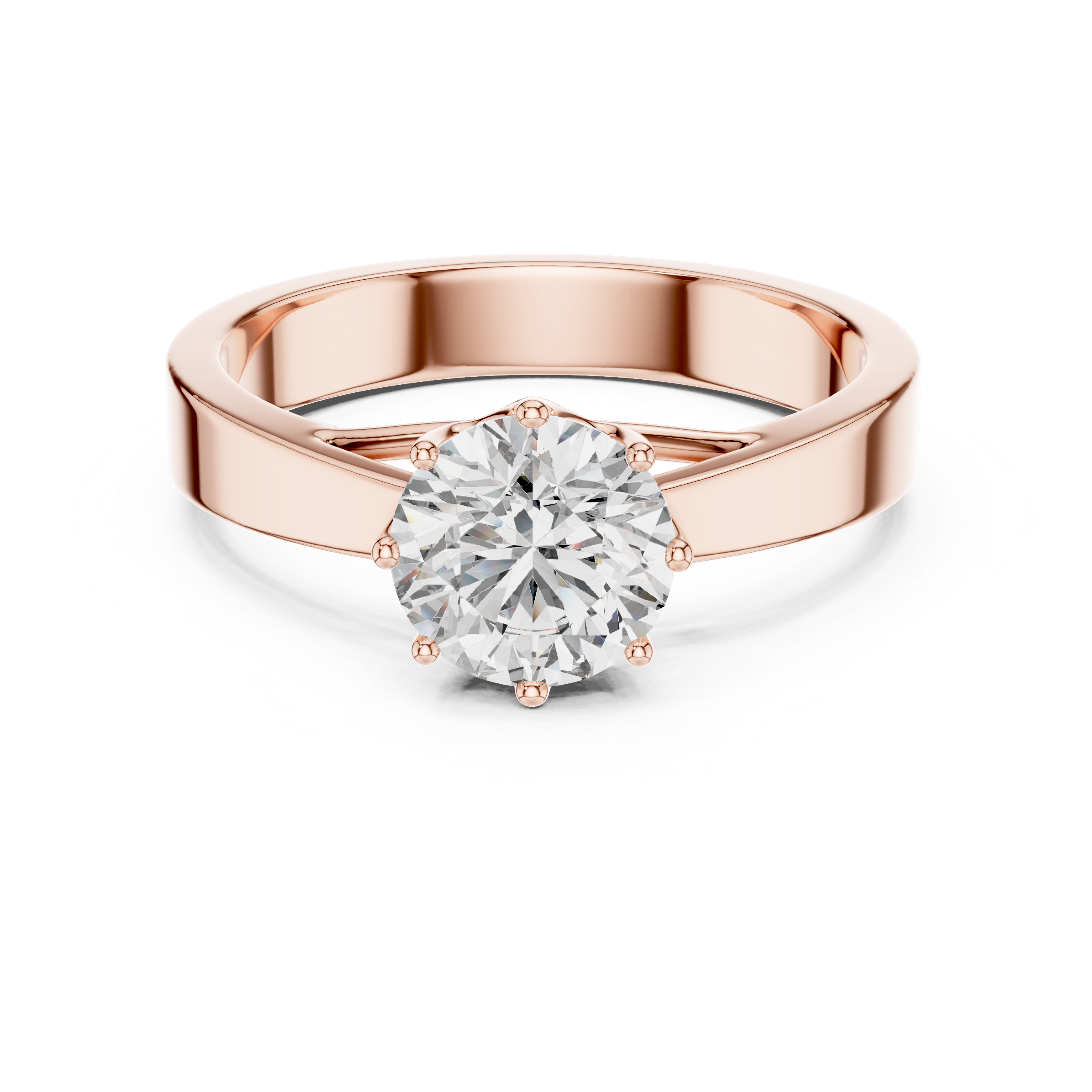 Aurora Solitaire Ring