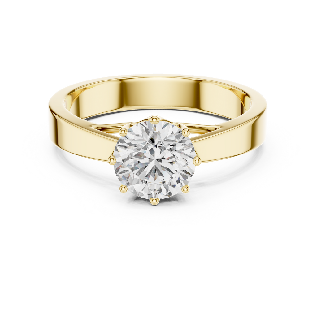 Aurora Solitaire Ring