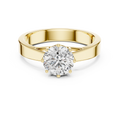 Aurora Solitaire Ring