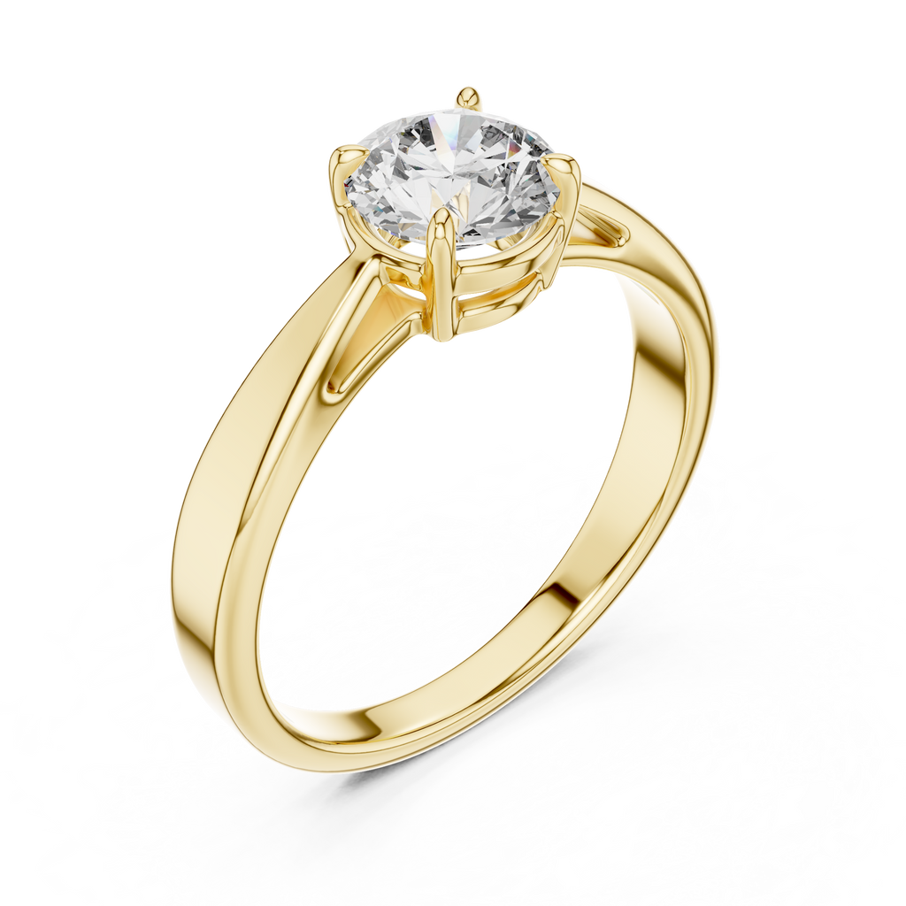 Harmony Solitaire Diamond Ring
