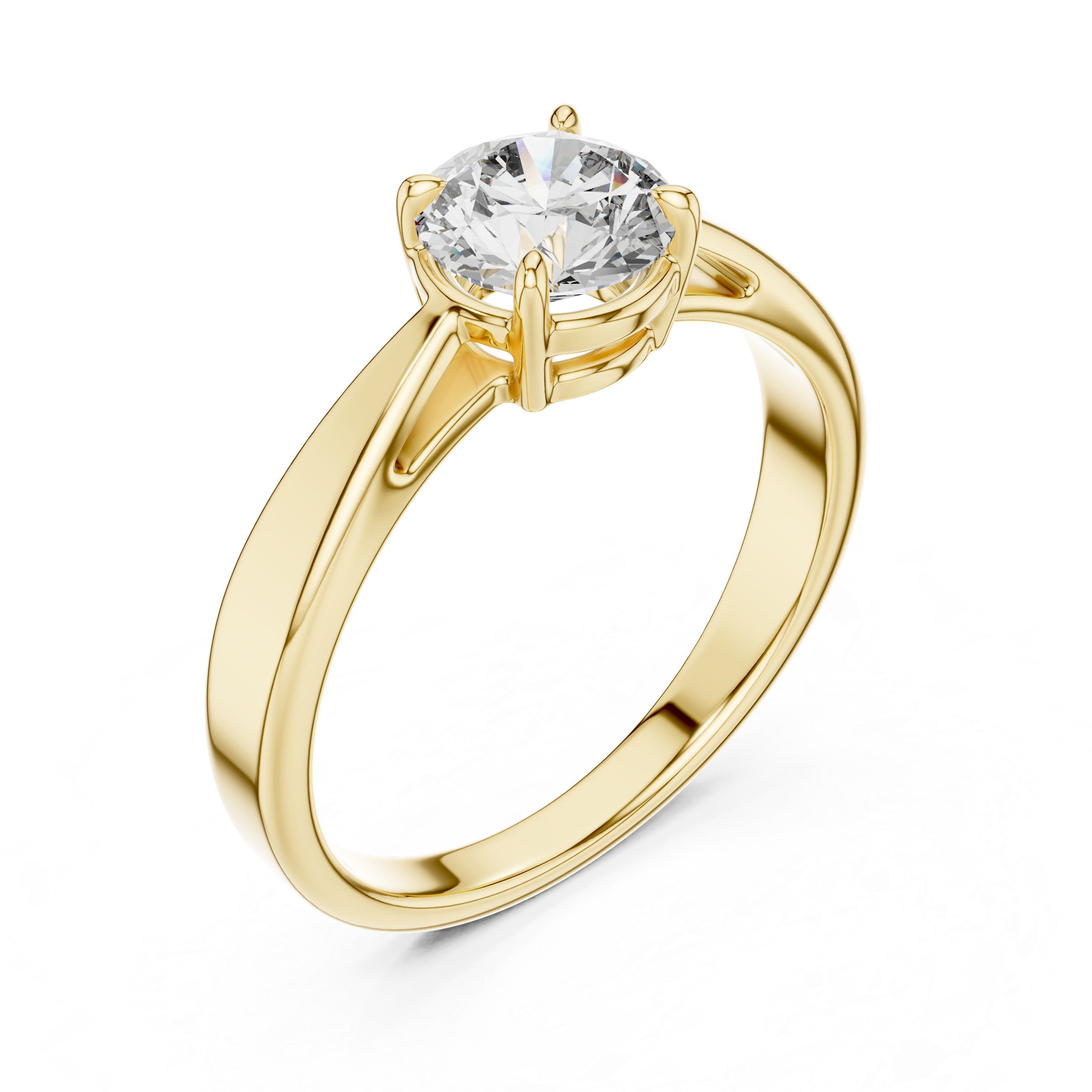 Harmony Solitaire Diamond Ring
