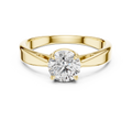 Harmony Solitaire Diamond Ring
