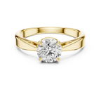 Harmony Solitaire Diamond Ring
