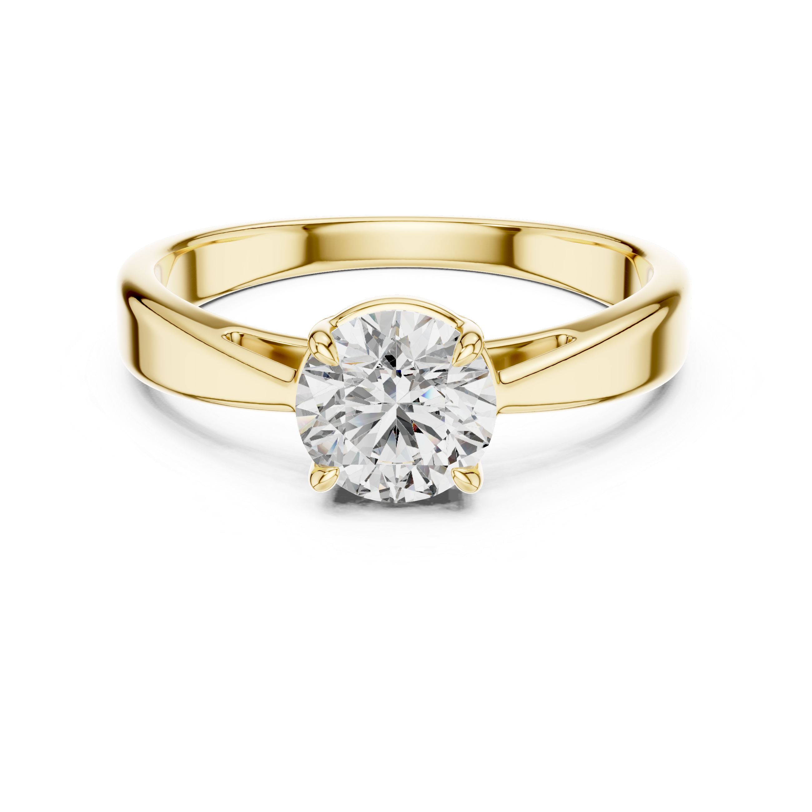 Harmony Solitaire Diamond Ring