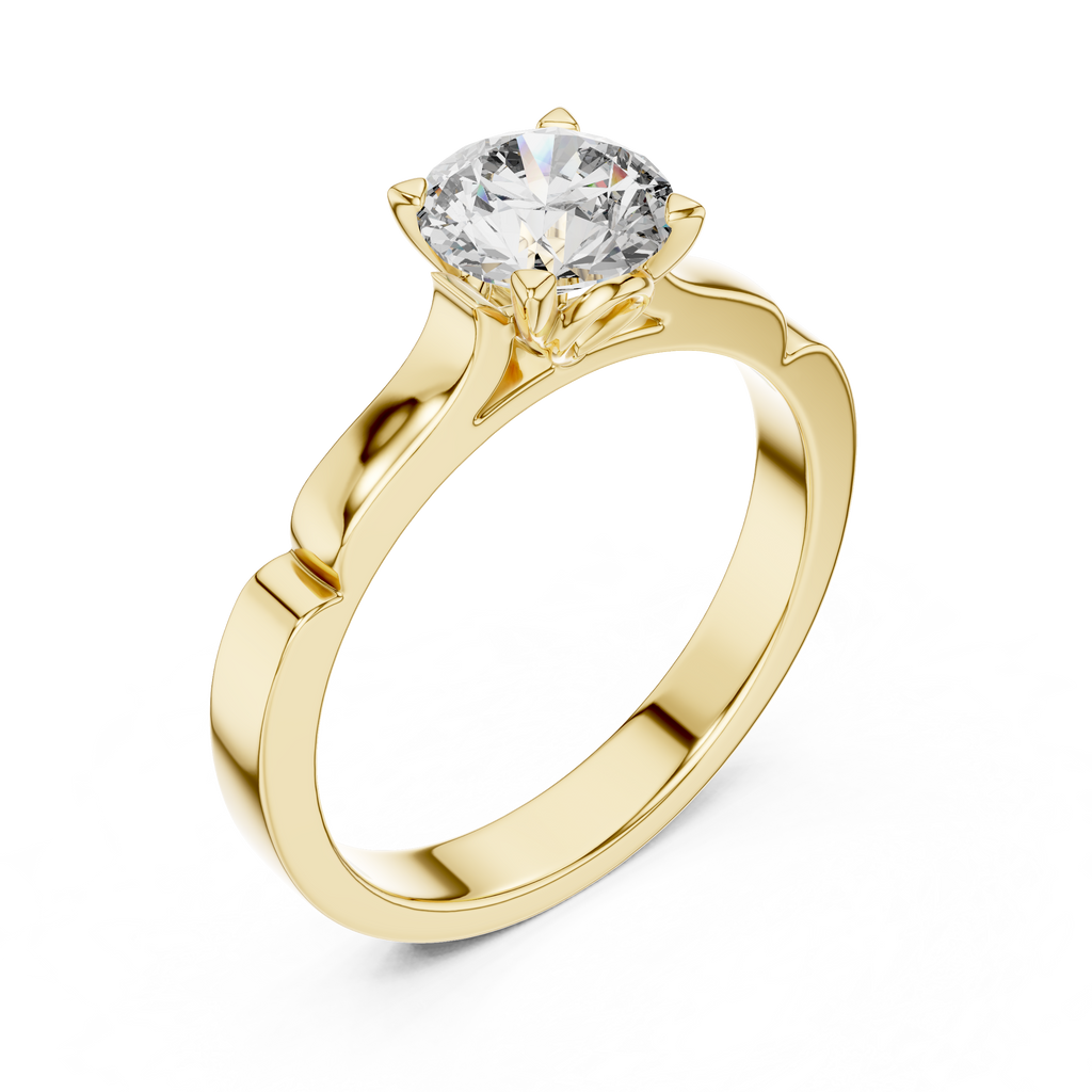 Monarch Solitaire Ring
