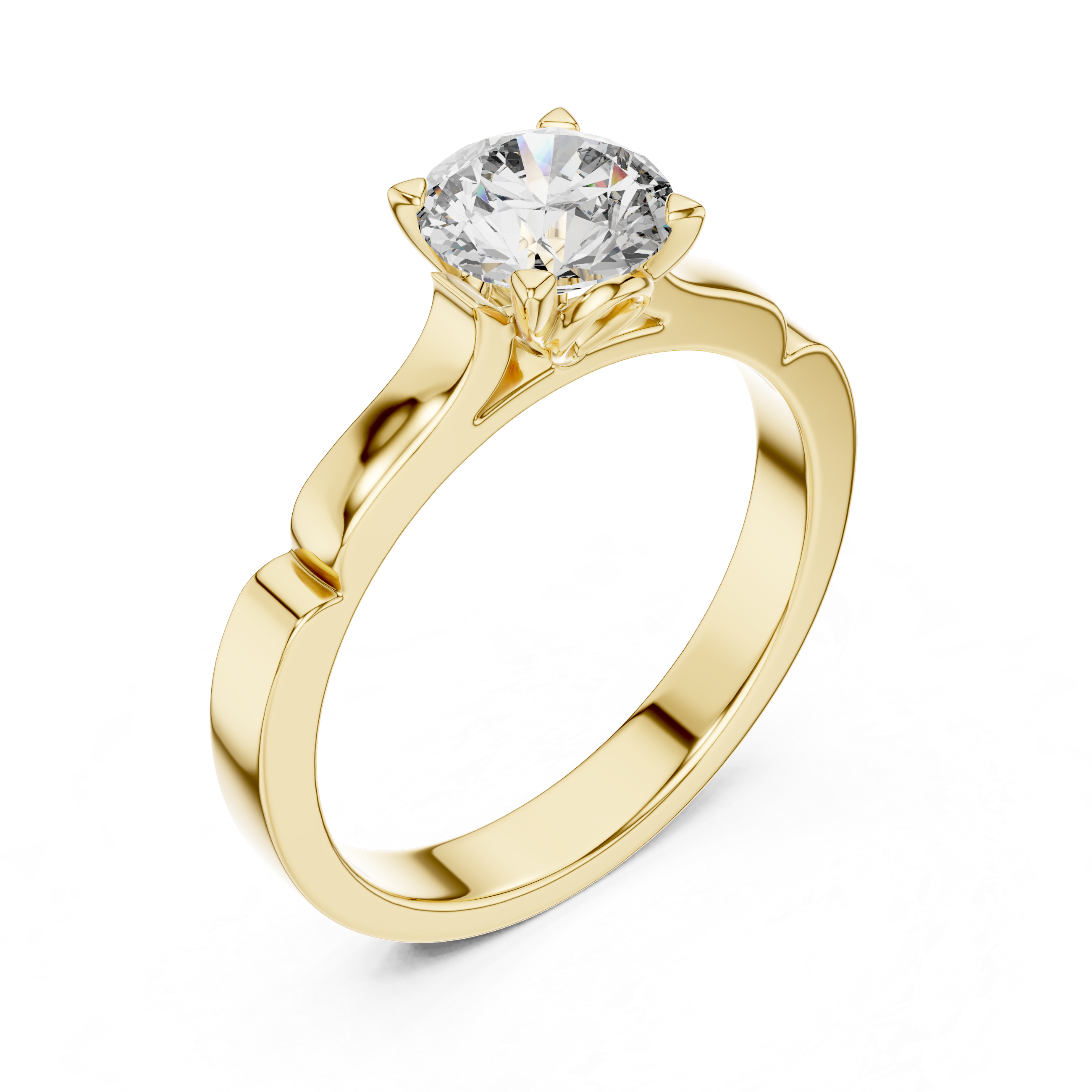 Monarch Solitaire Ring