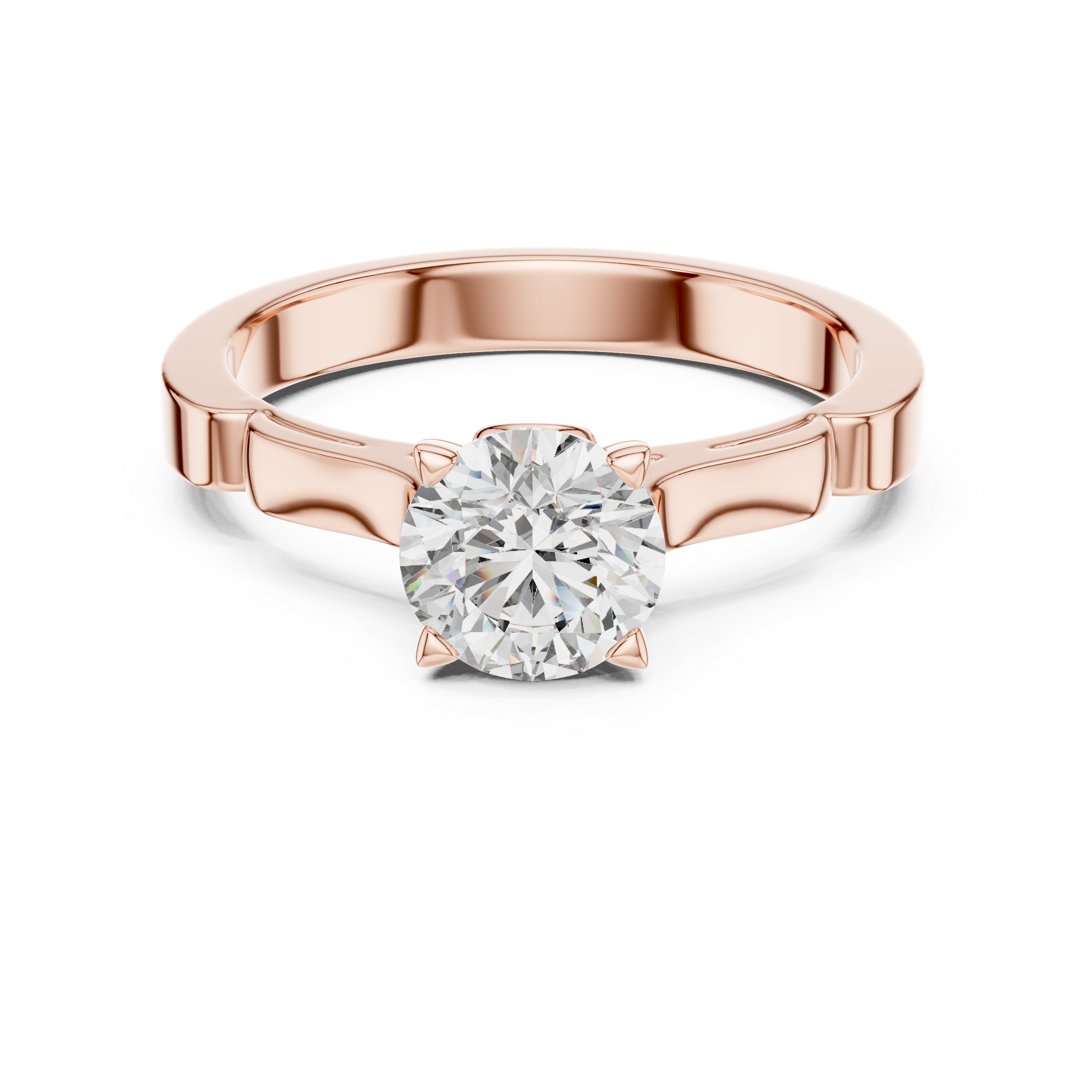 Monarch Solitaire Ring