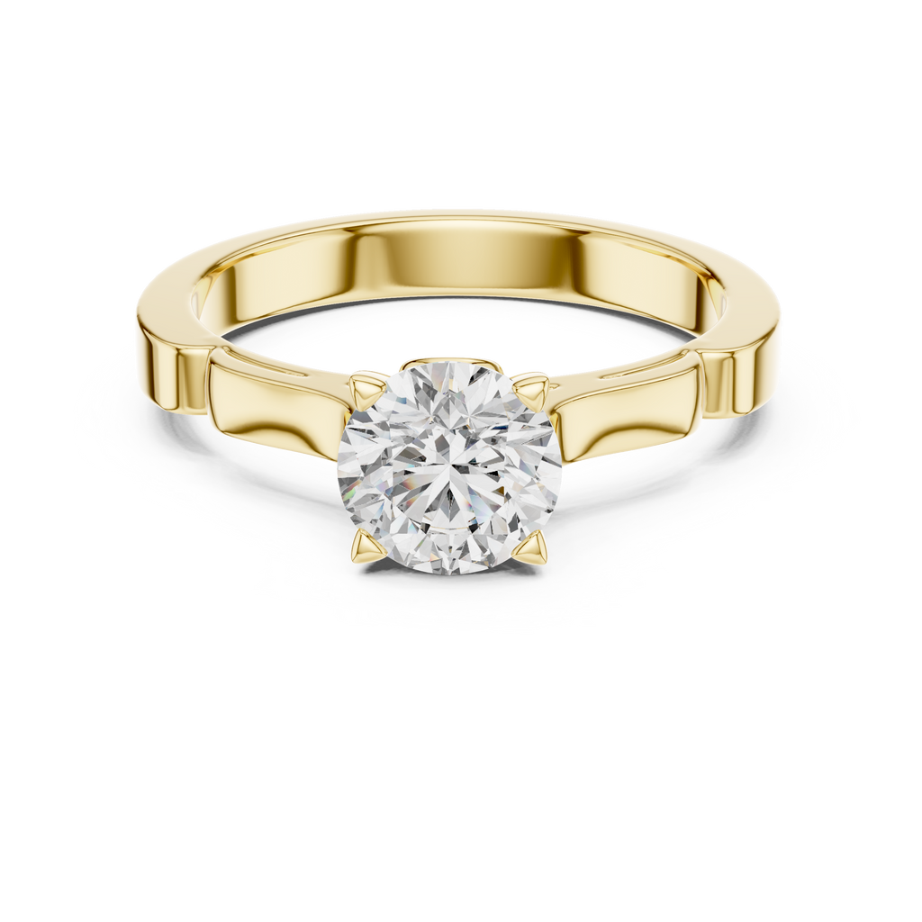 Monarch Solitaire Ring