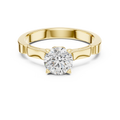 Monarch Solitaire Ring