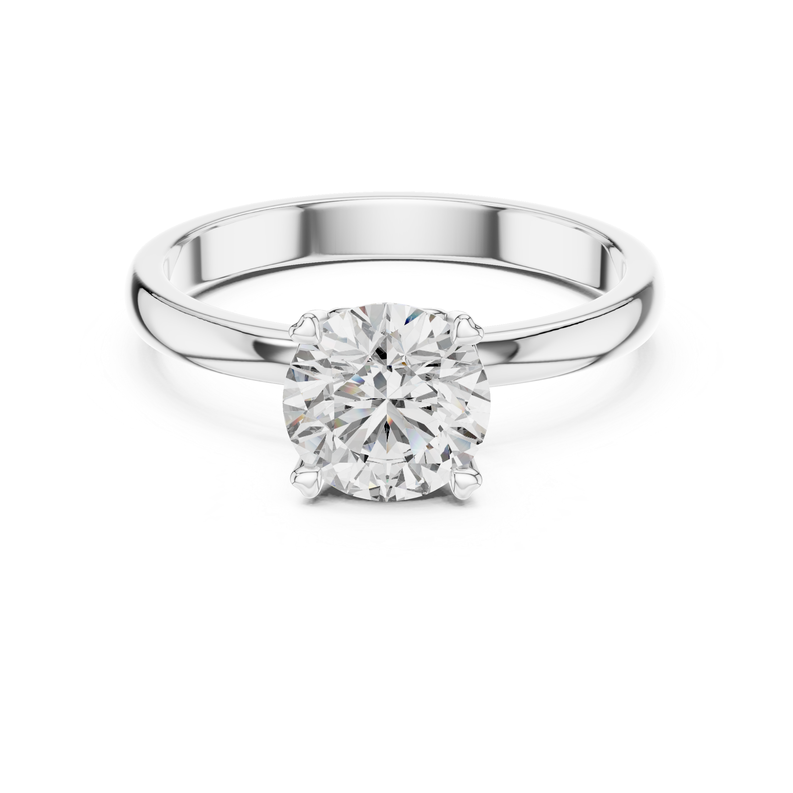Coronet Solitaire Ring