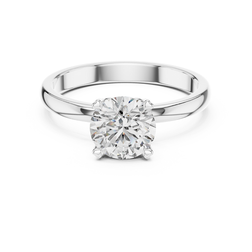 Coronet Solitaire Ring