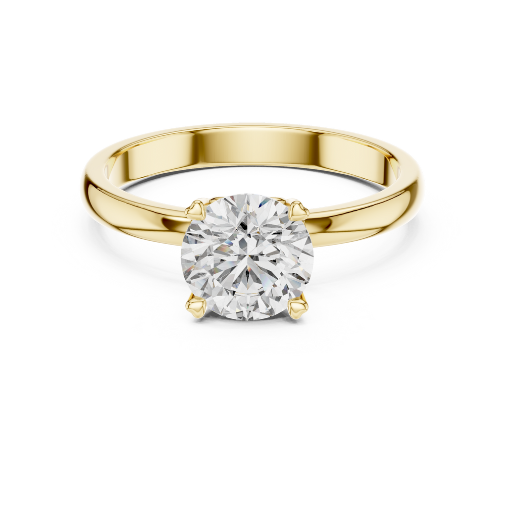 Coronet Solitaire Ring