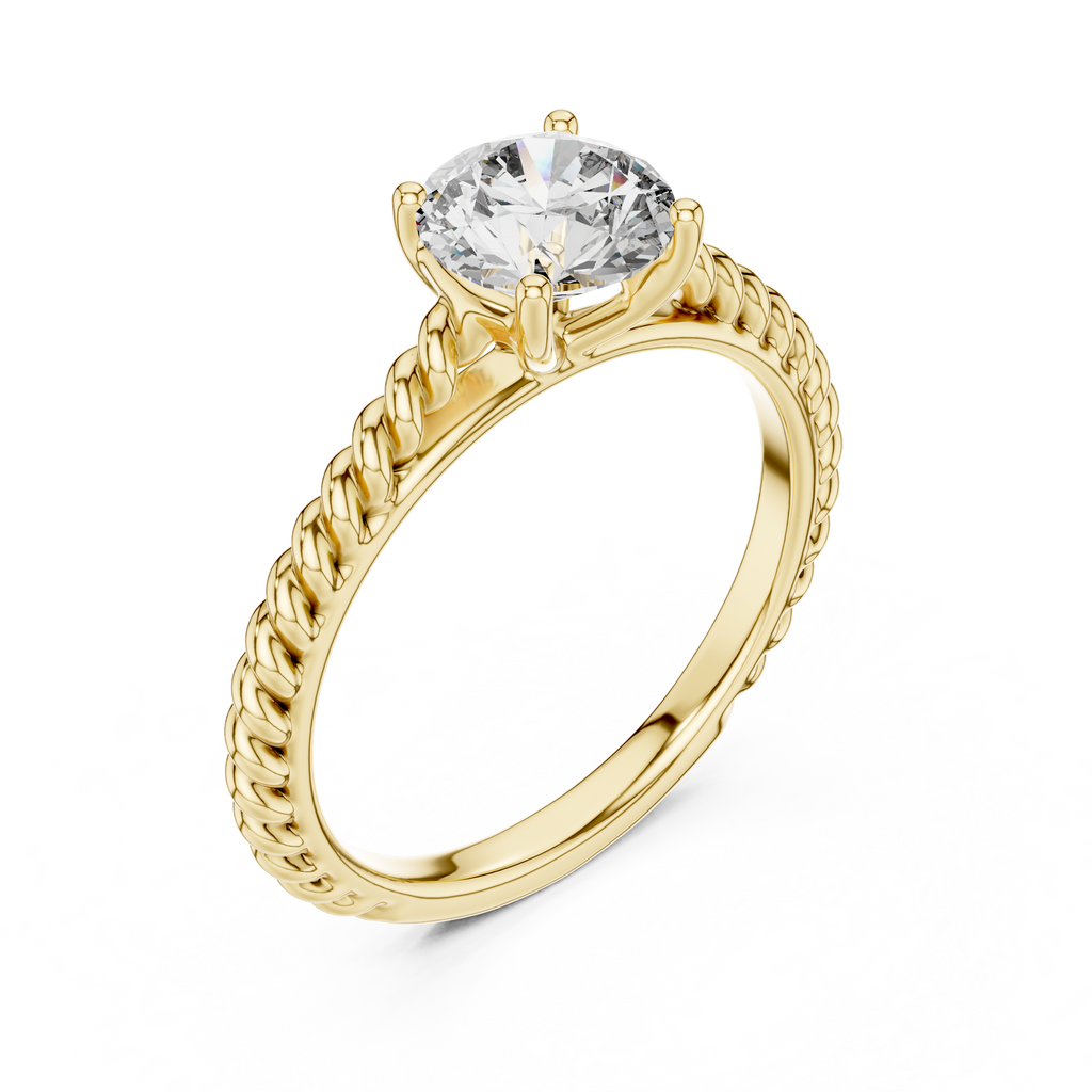 Everweave Solitaire Ring