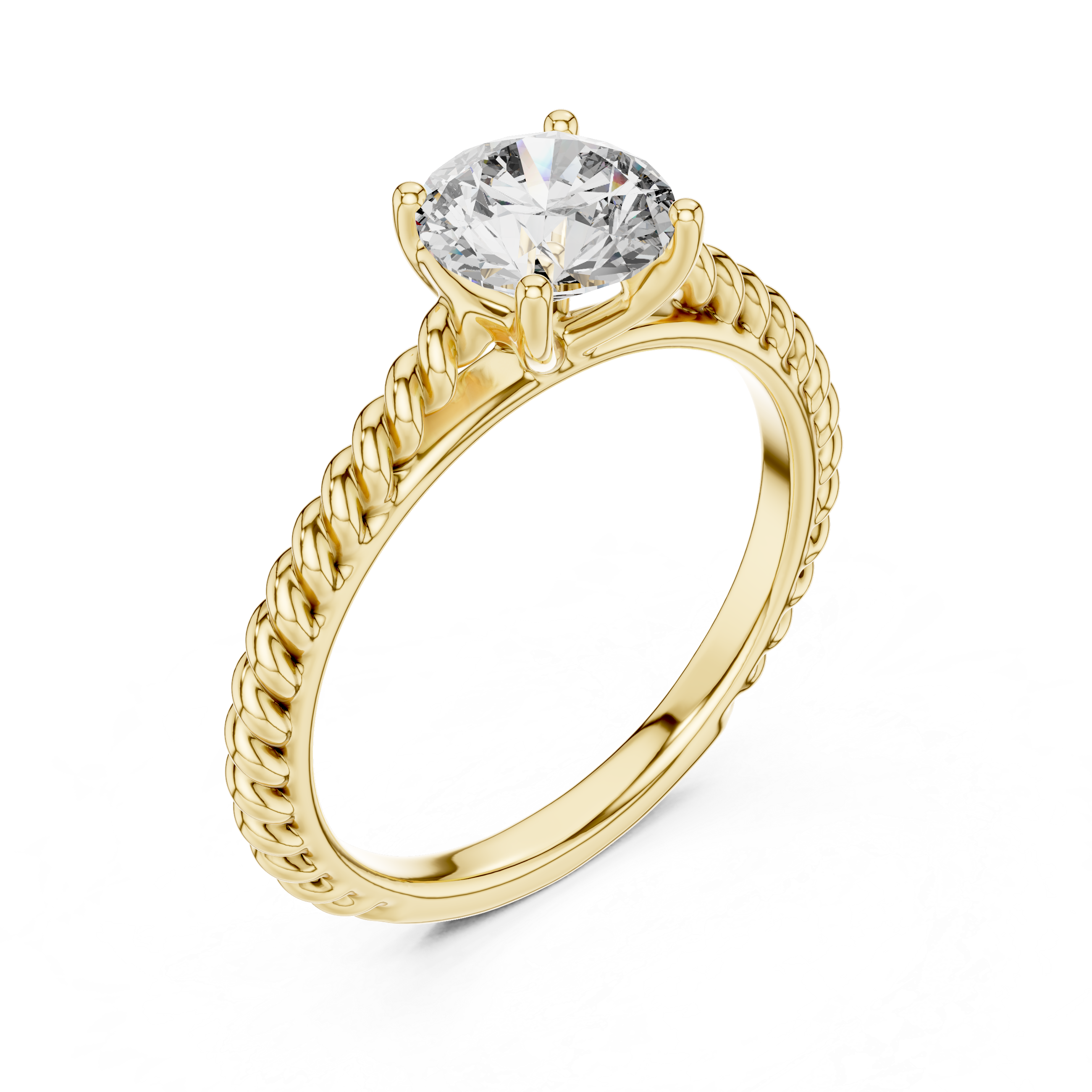 Everweave Solitaire Ring