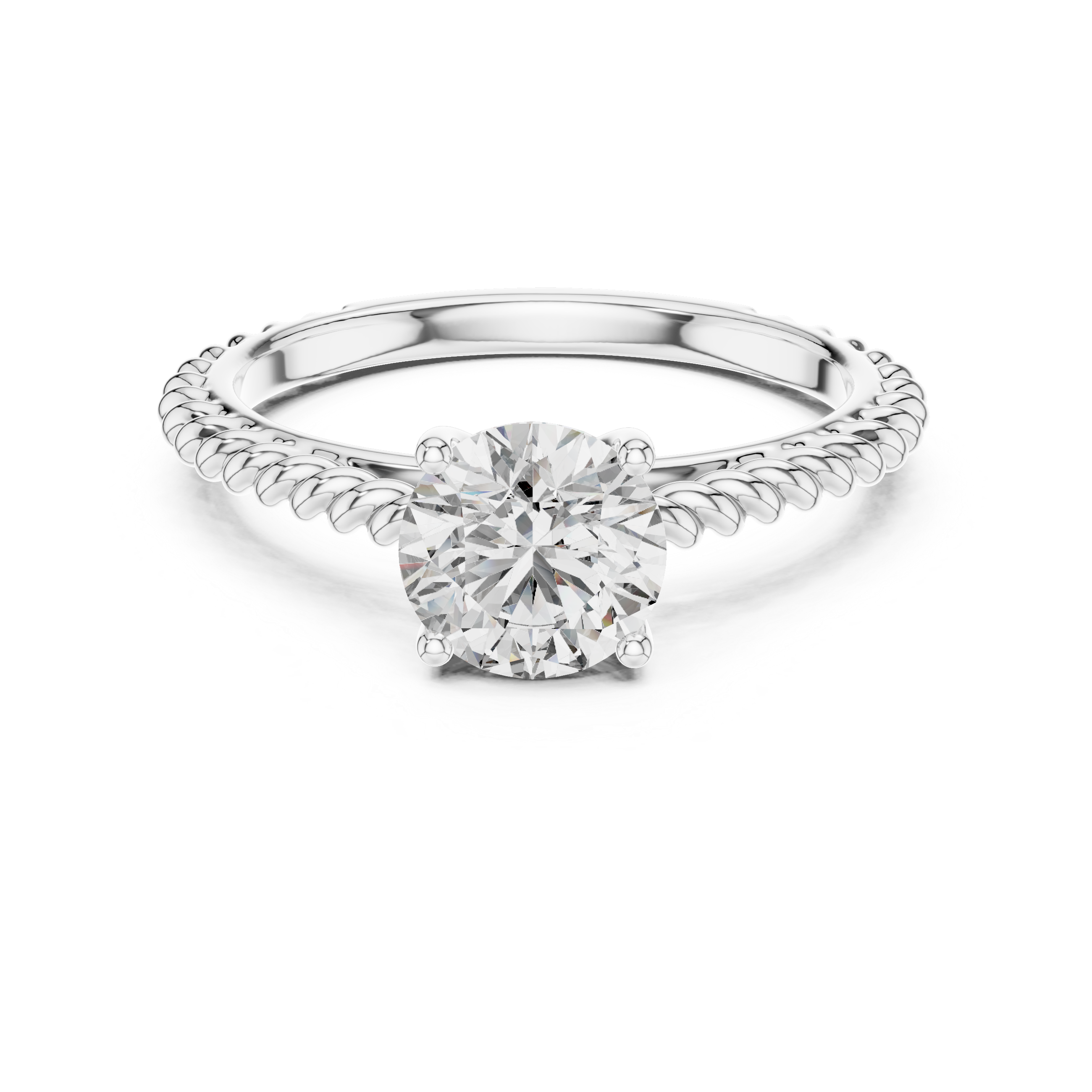 Everweave Solitaire Ring