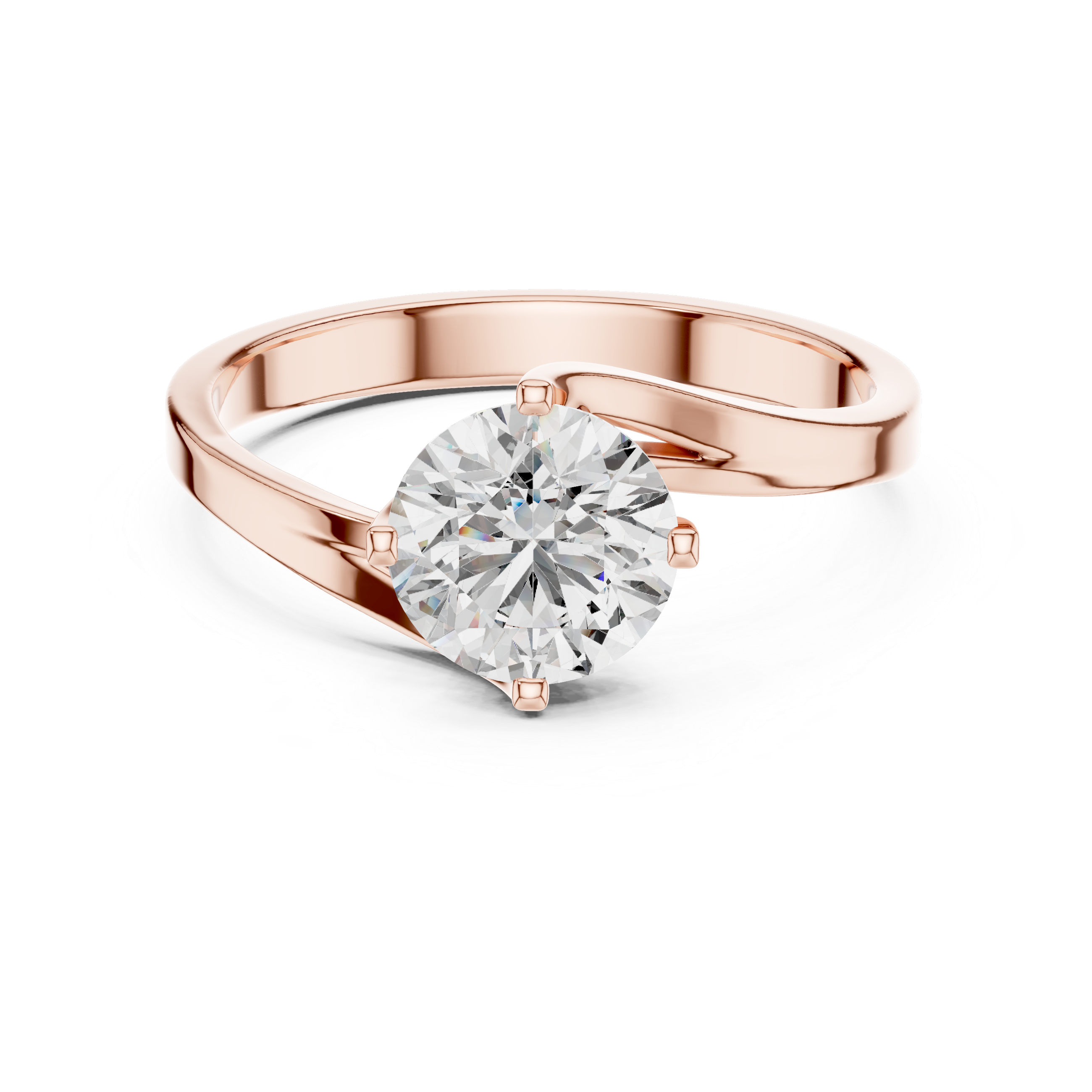 Embrace Solitaire Ring