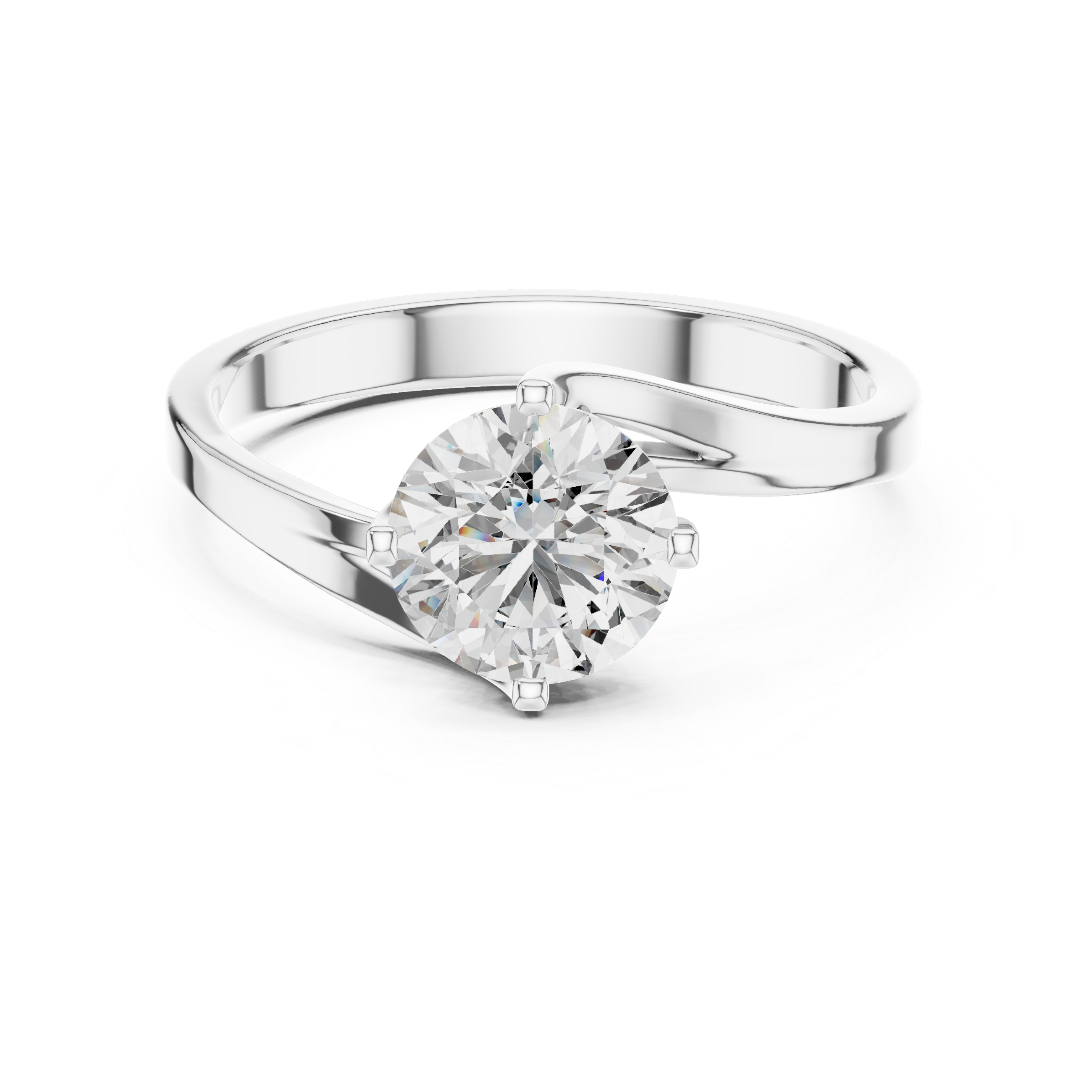 Embrace Solitaire Ring