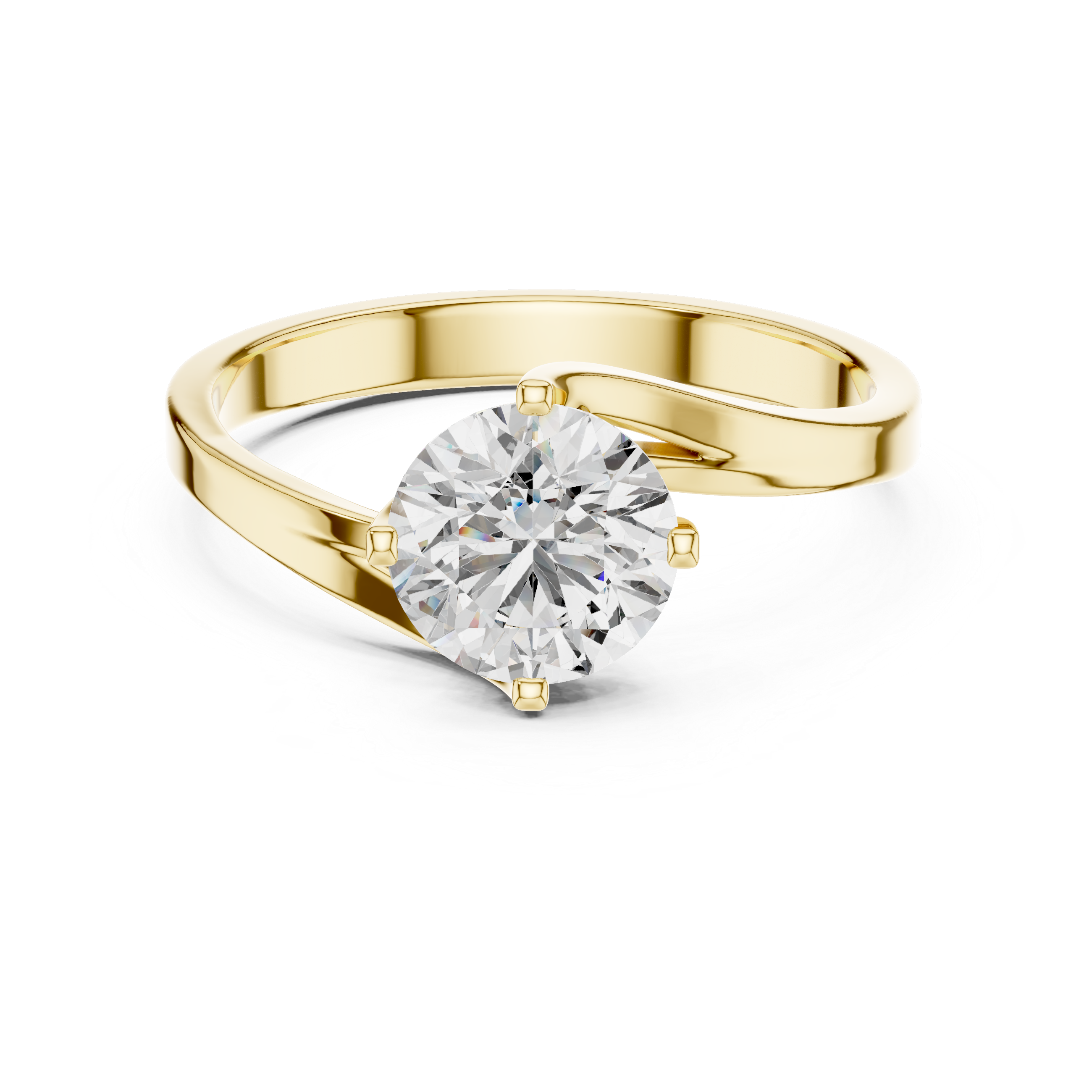 Embrace Solitaire Ring