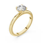 Victorian Oval Solitaire Ring