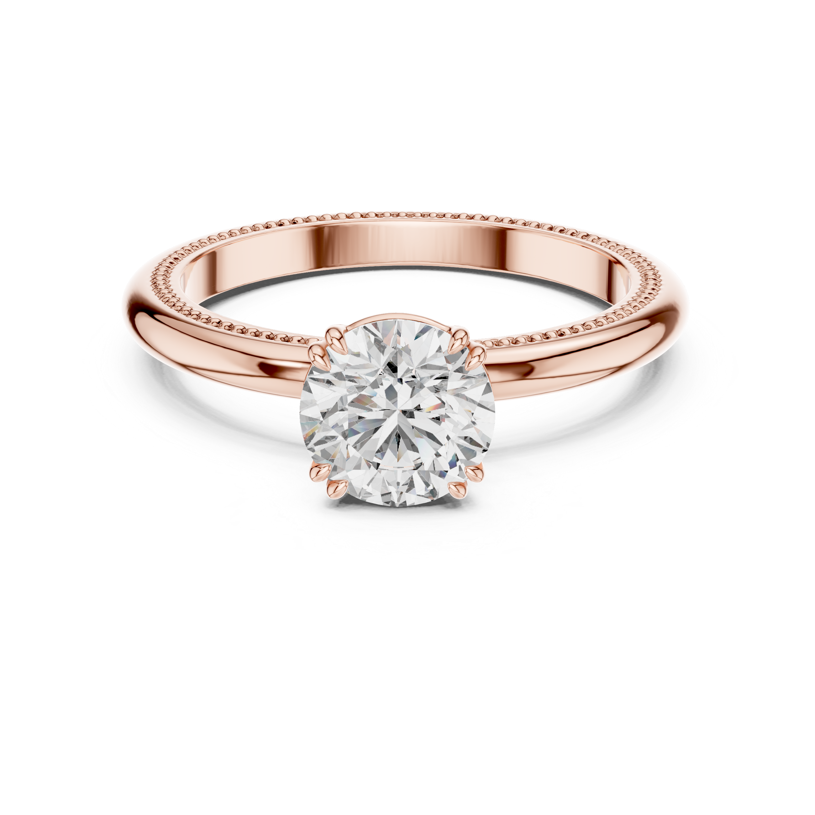 Victorian Oval Solitaire Ring