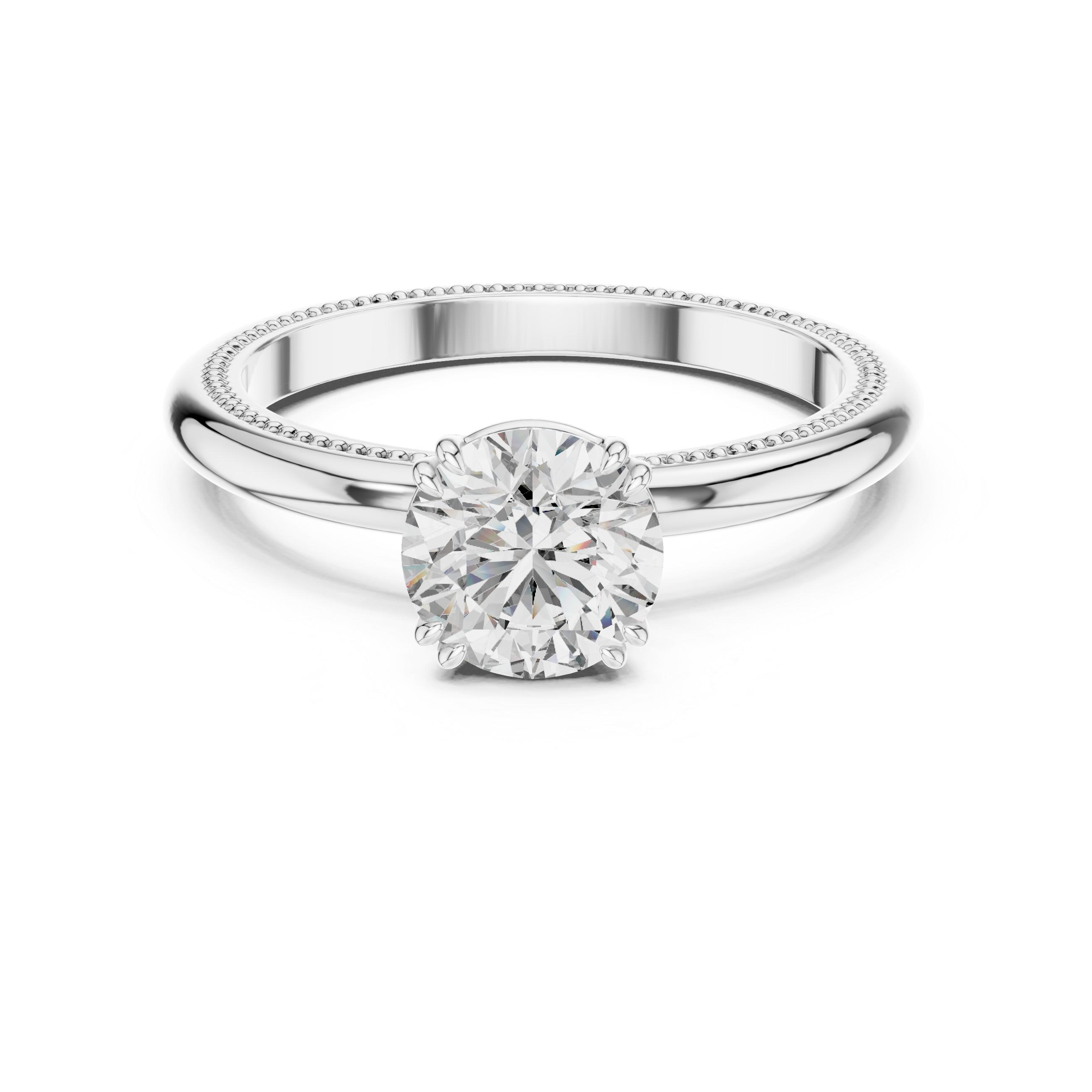 Victorian Oval Solitaire Ring