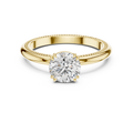 Victorian Oval Solitaire Ring