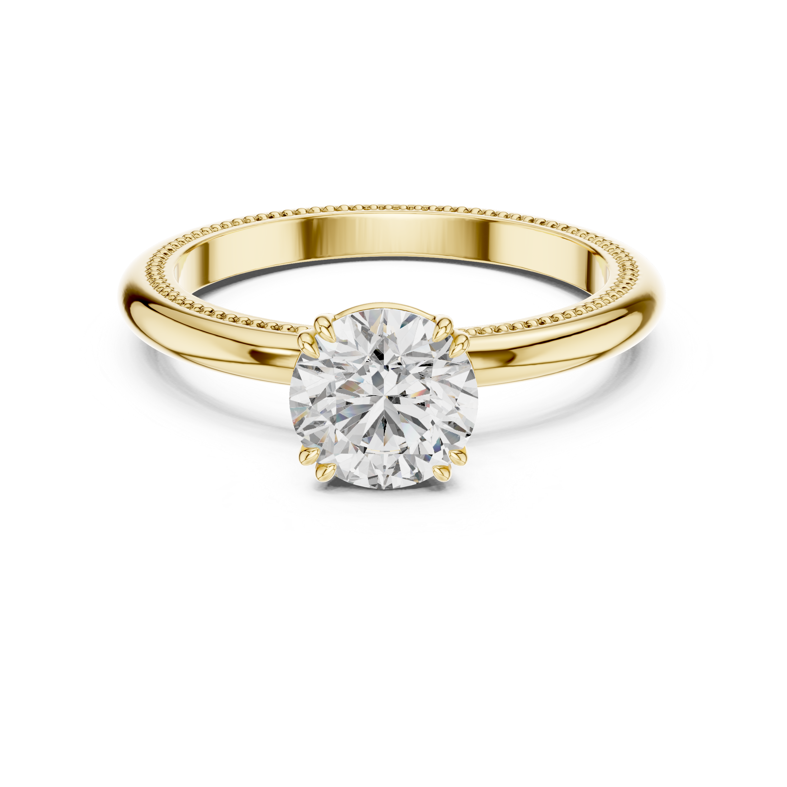 Victorian Oval Solitaire Ring