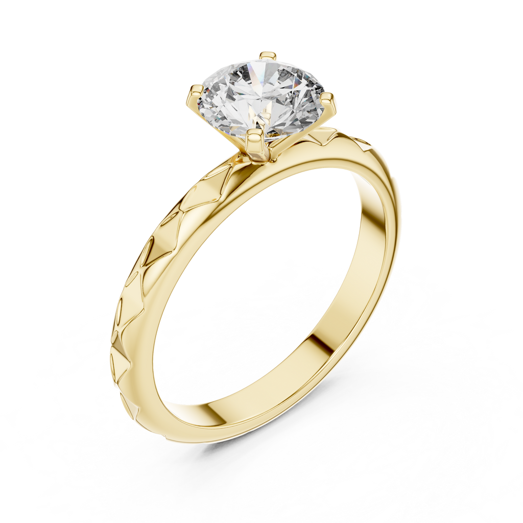 Everleaf Solitaire Ring