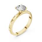 Everleaf Solitaire Ring