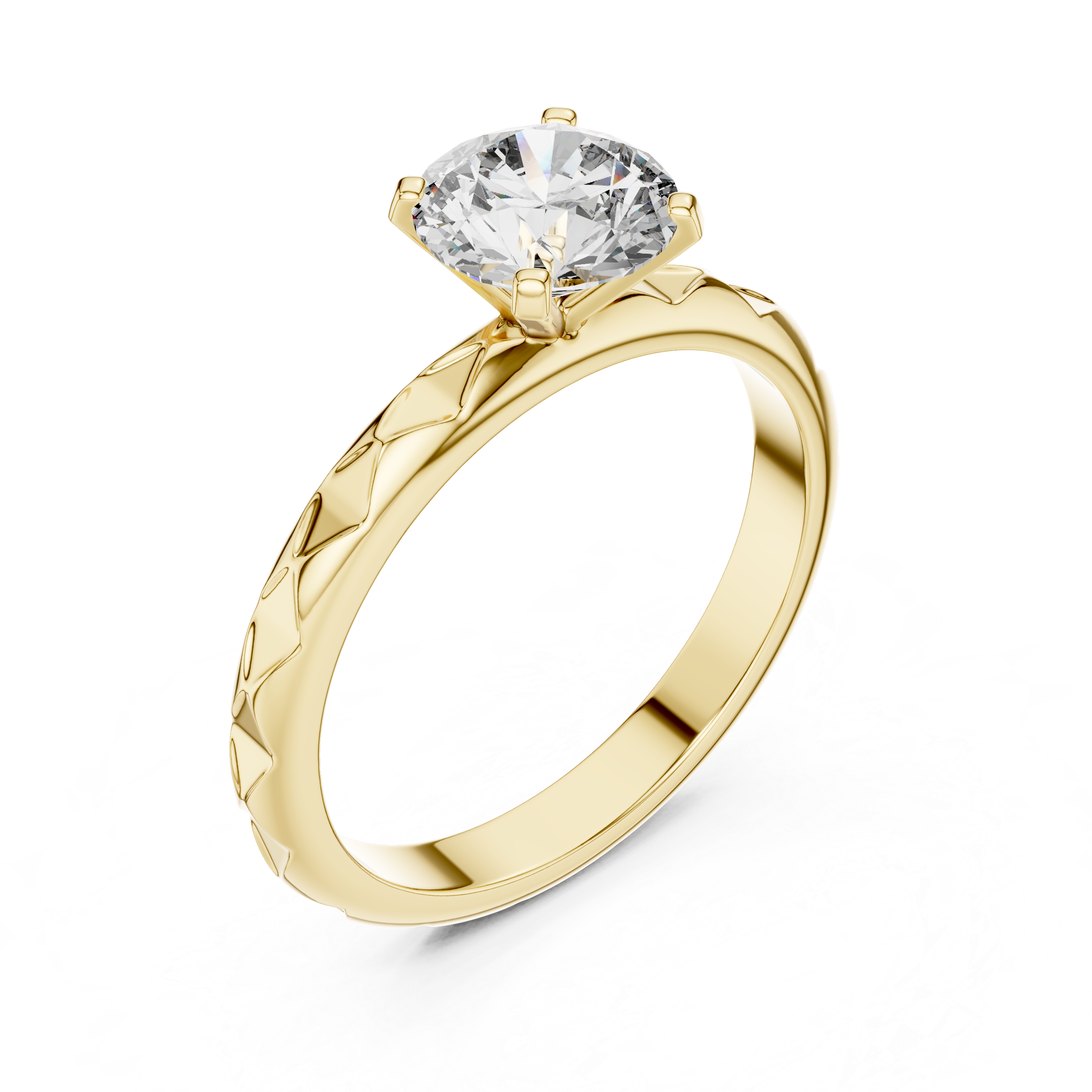 Everleaf Solitaire Ring