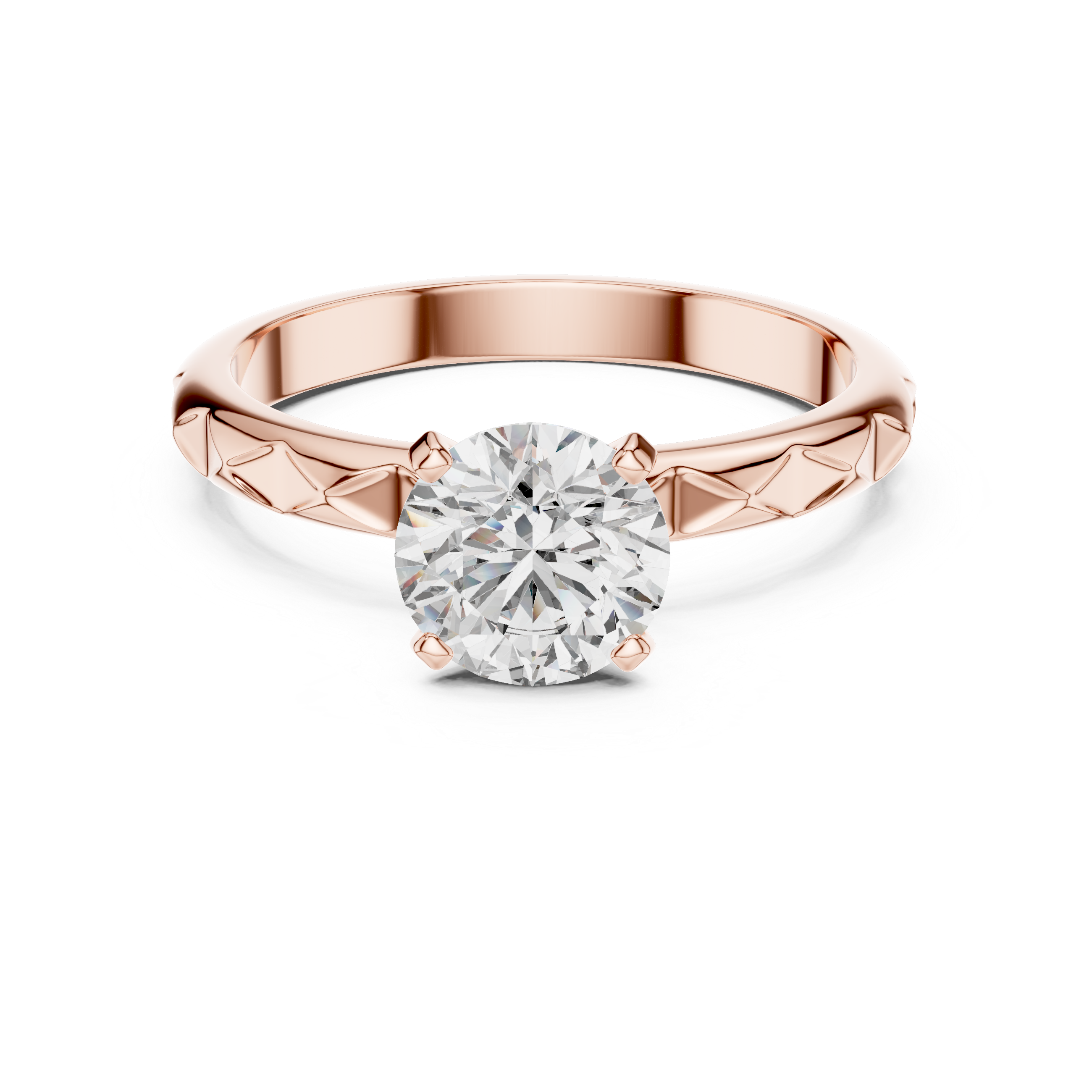 Everleaf Solitaire Ring