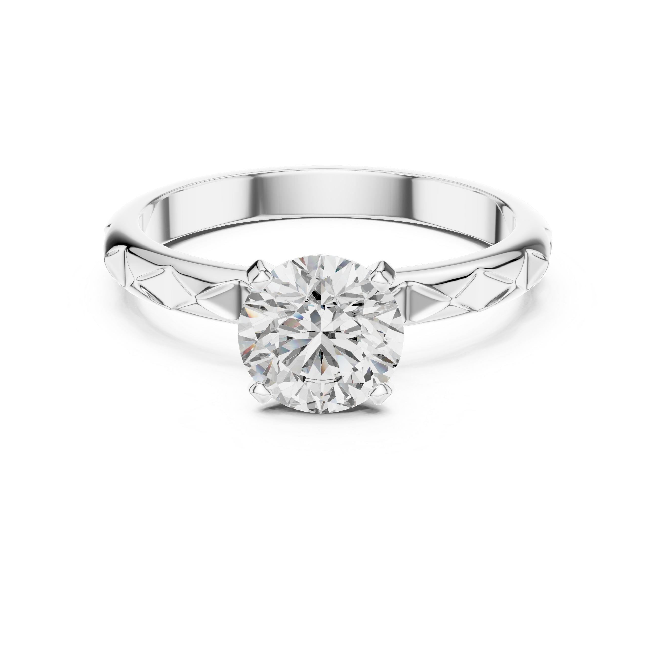 Everleaf Solitaire Ring