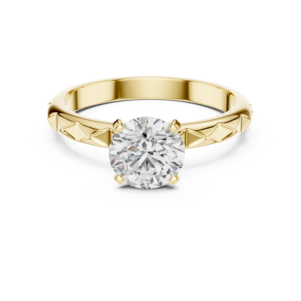 Everleaf Solitaire Ring