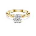 Everleaf Solitaire Ring