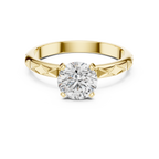 Everleaf Solitaire Ring