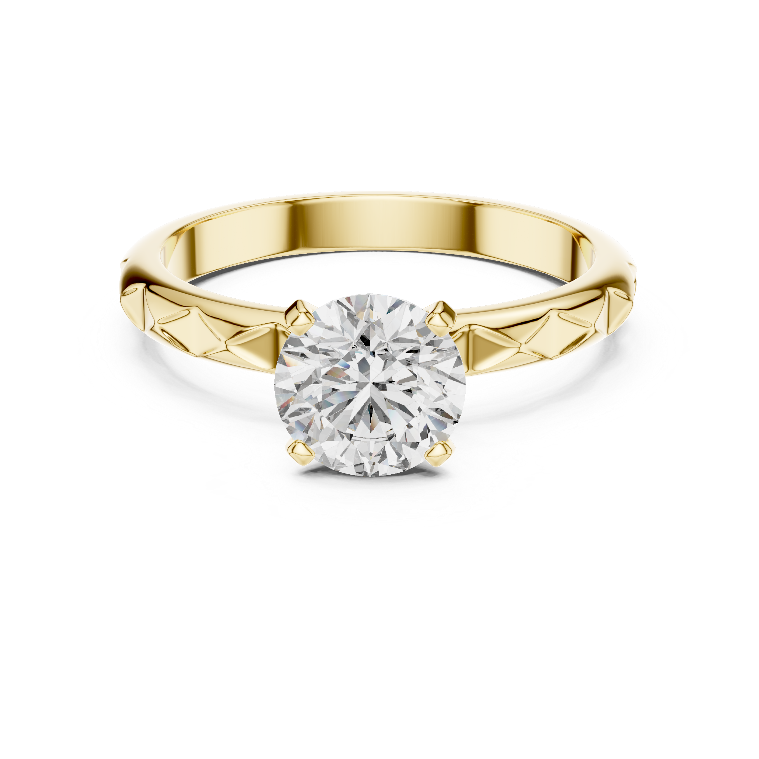 Everleaf Solitaire Ring
