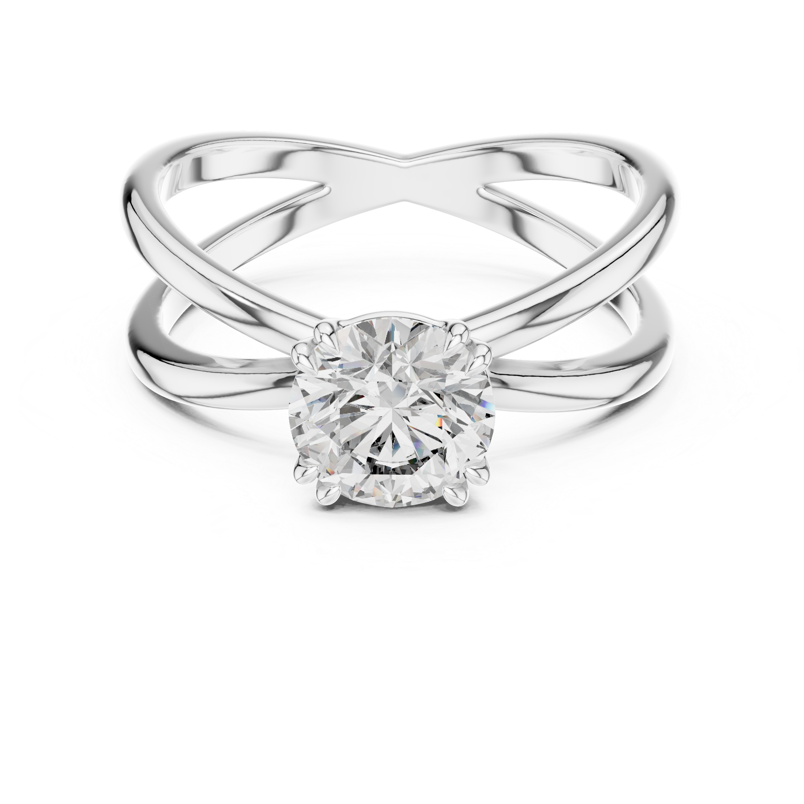 Bloom Split Solitaire Ring