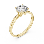 Petal Grace Solitaire Ring