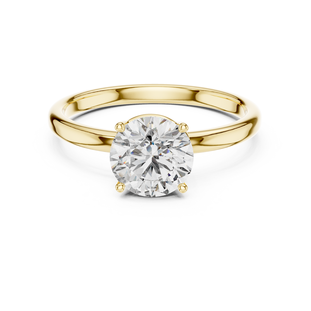 Petal Grace Solitaire Ring