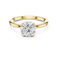 Petal Grace Solitaire Ring