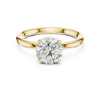 Petal Grace Solitaire Ring