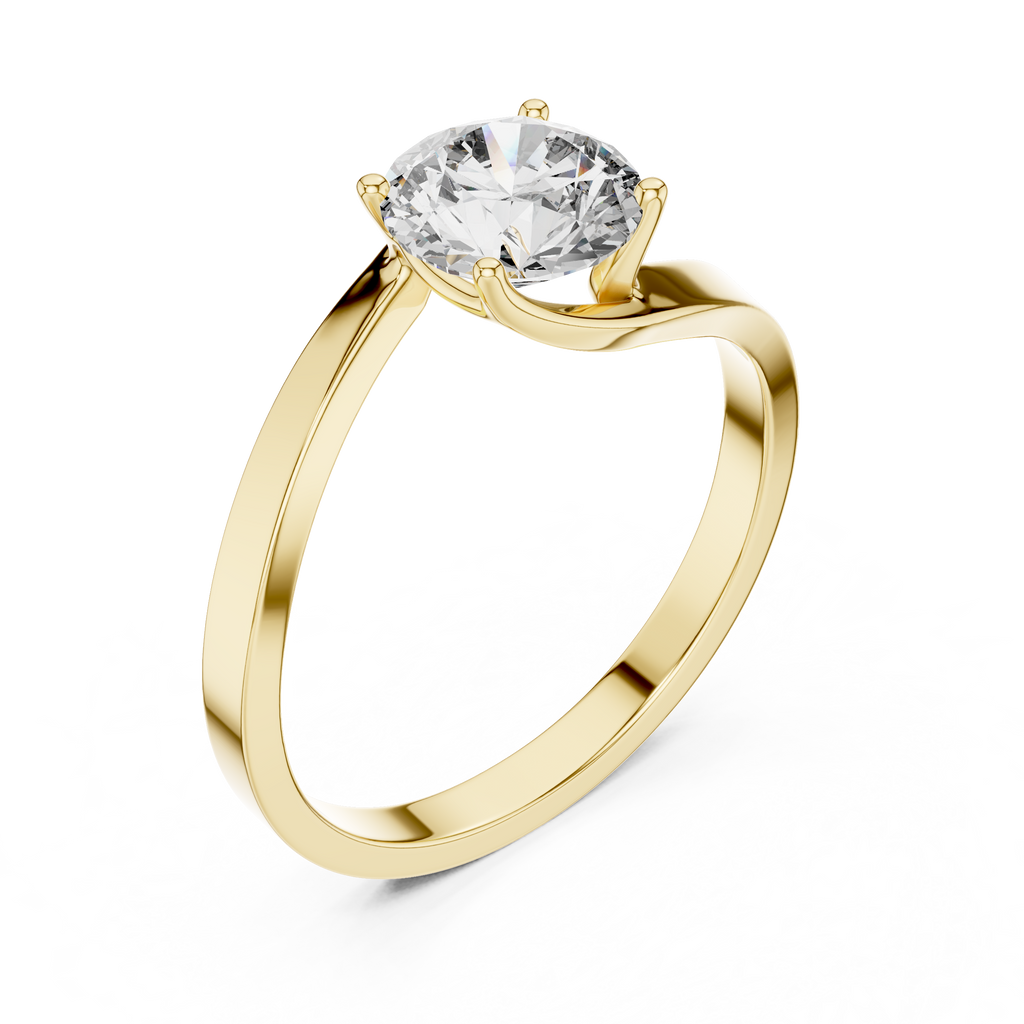 Love Knot Solitaire Ring