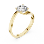 Love Knot Solitaire Ring