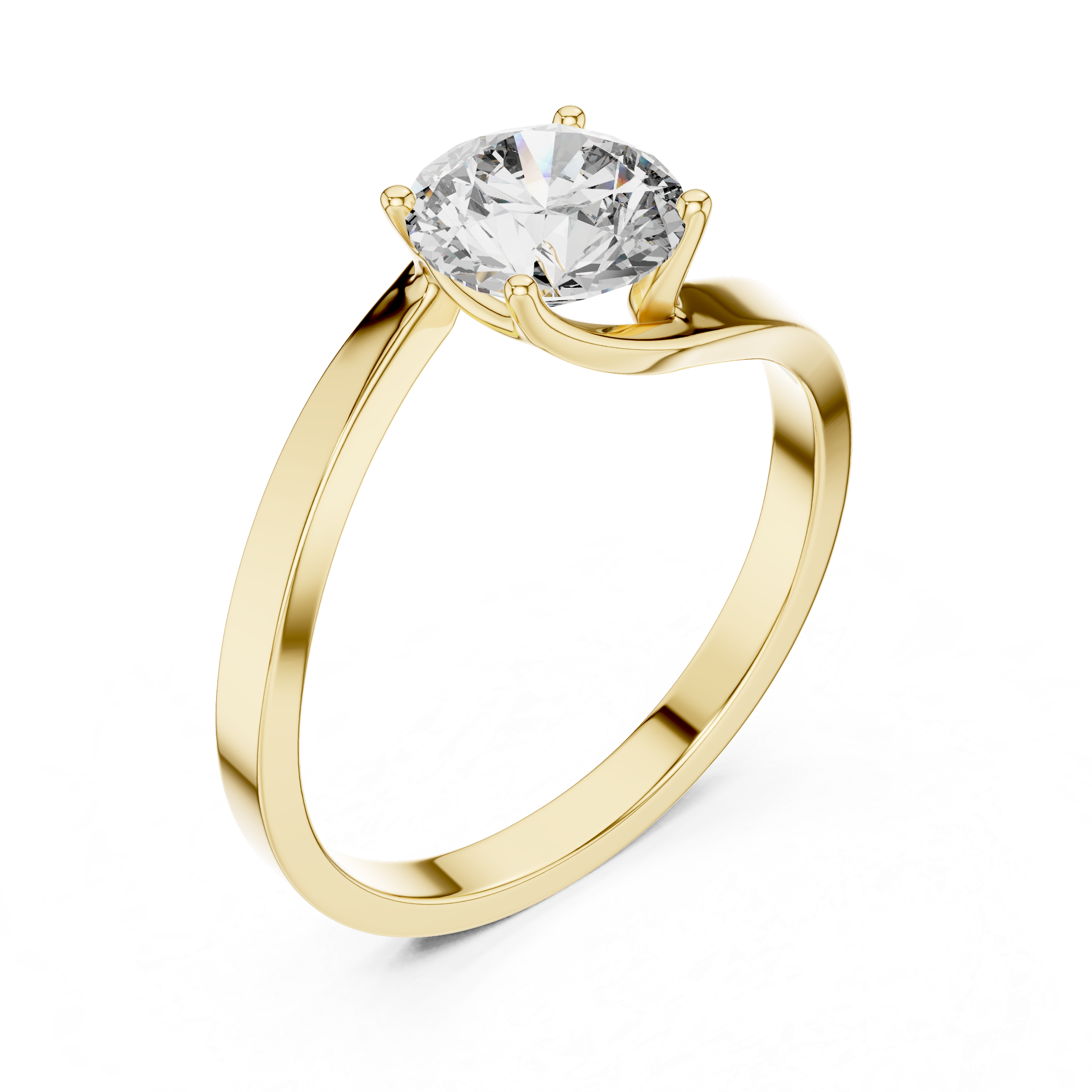Love Knot Solitaire Ring